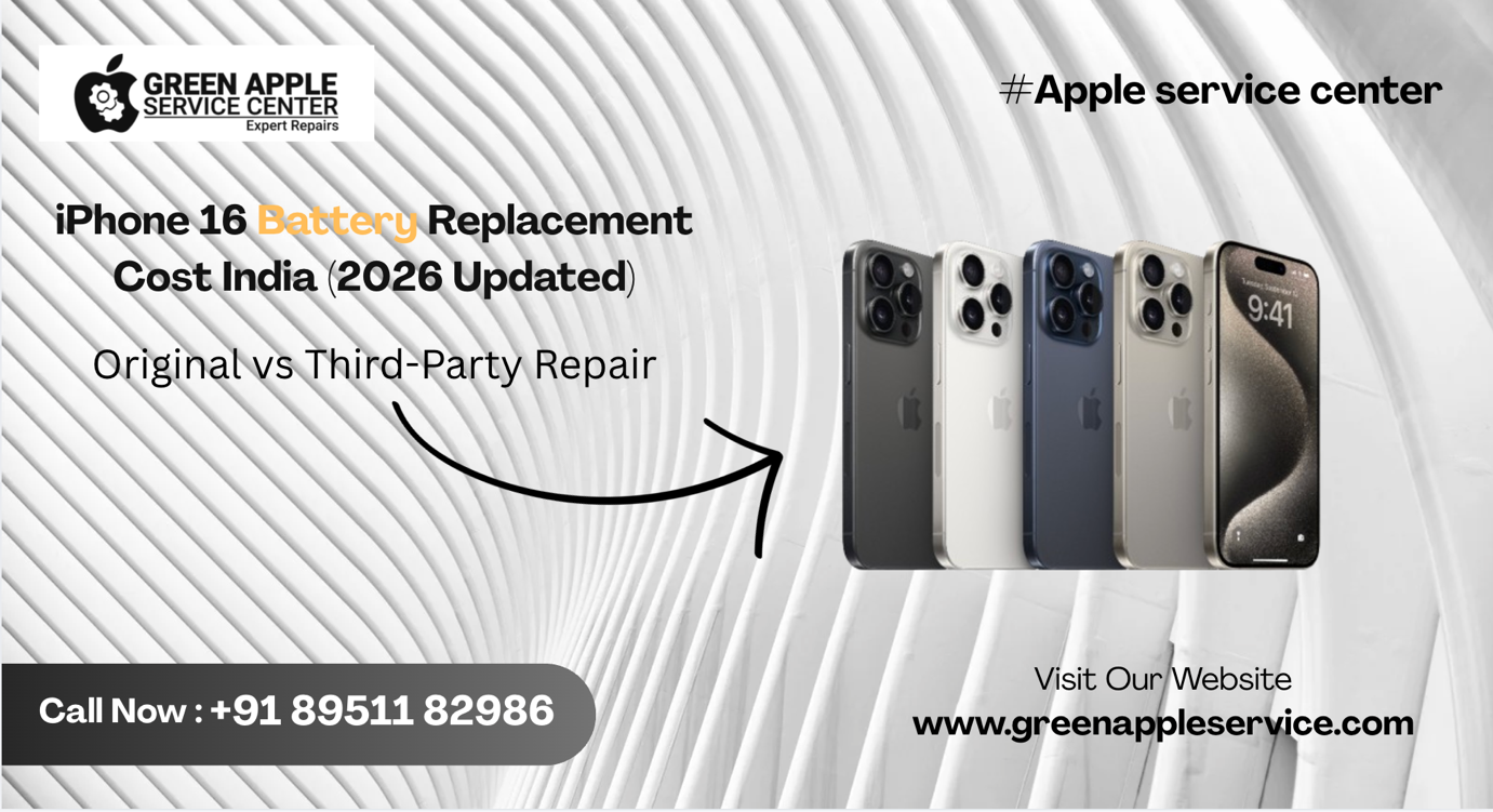 iPhone 16 Battery Replacement Cost India (2026) | Bangalore Repair Guide Meta Description: