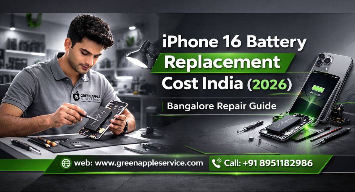 iPhone 16 Battery Replacement Cost India (2026) | Bangalore Repair Guide Meta Description: