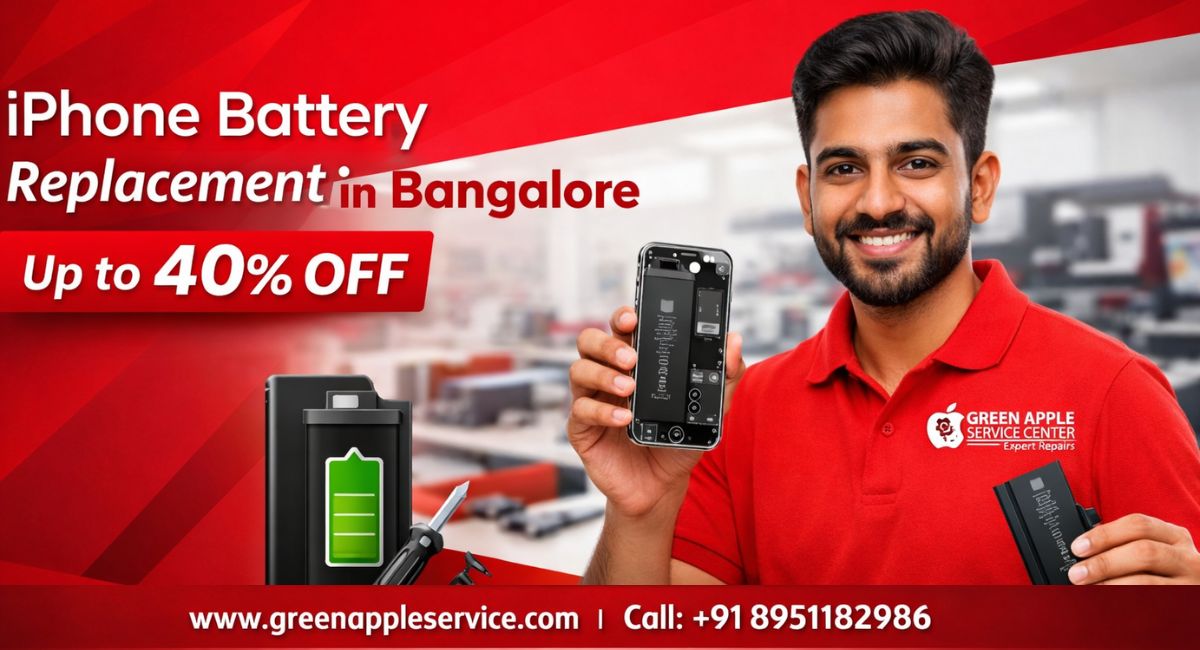 iPhone Battery Replacement in Bangalore | Up to 40% OFF