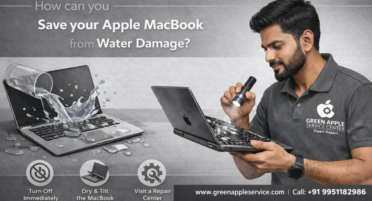 How can you Save Your Apple MacBook from Water Damage?