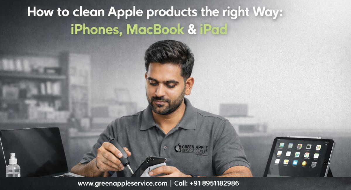 How to clean Apple products the right Way: iPhones, MacBook & iPad