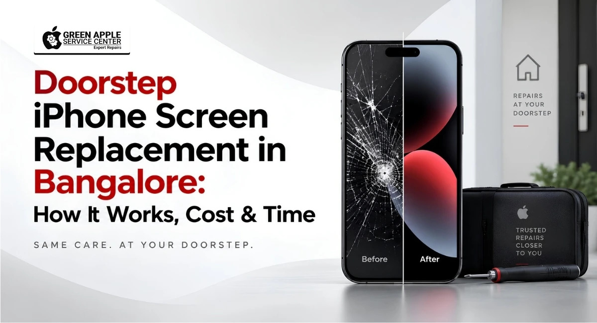 Doorstep iPhone Screen Replacement in Bangalore: How It Works, Cost & Time
